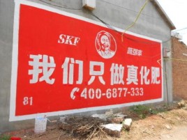 阜宁县刷墙广告”蕴含了时代命题