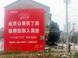 阜宁县墙体广告在乡镇、农村市场的媒体优势